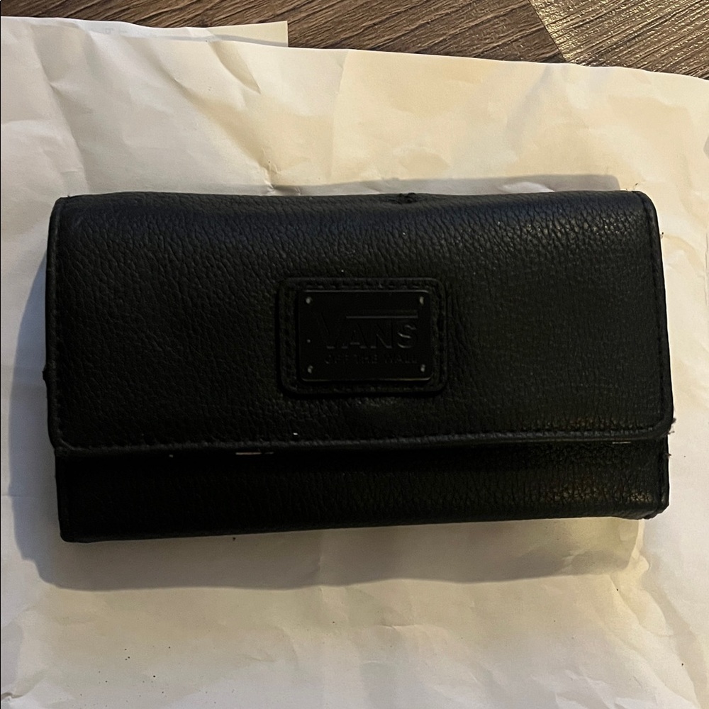 Vans Black Textured Wallet